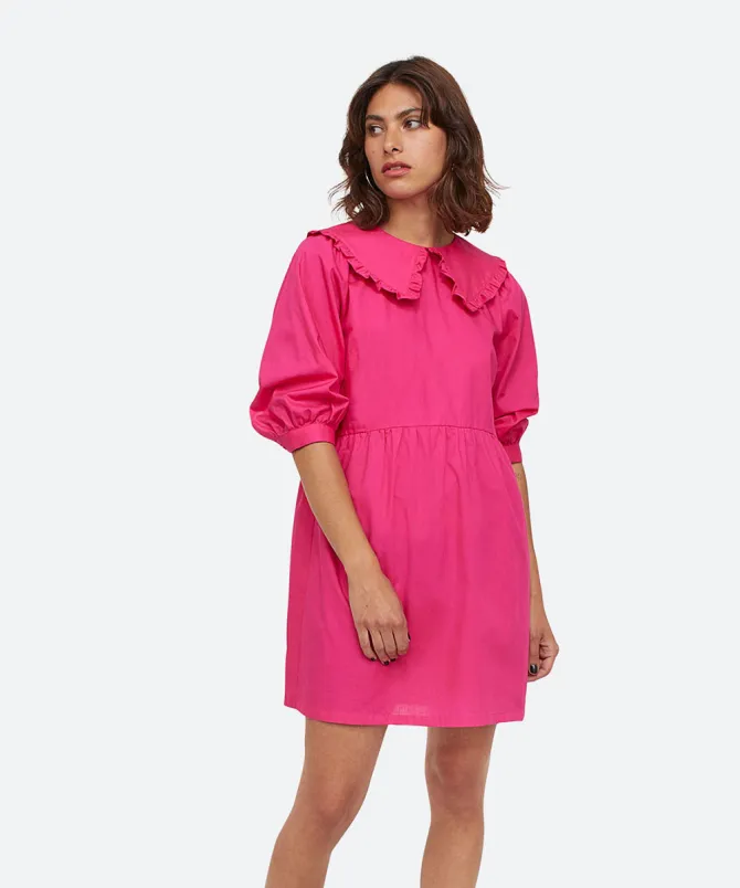 Collared Poplin Dress - Image 2